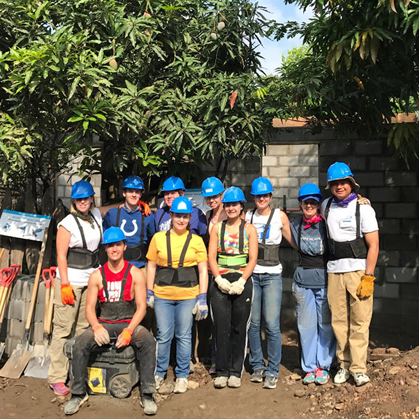 From Manuel Jara: The UE team at the jobsite. Estelí, Nicaragua.