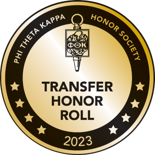Phi Theta Kappa Honor Society Transfer Honor Roll 2023