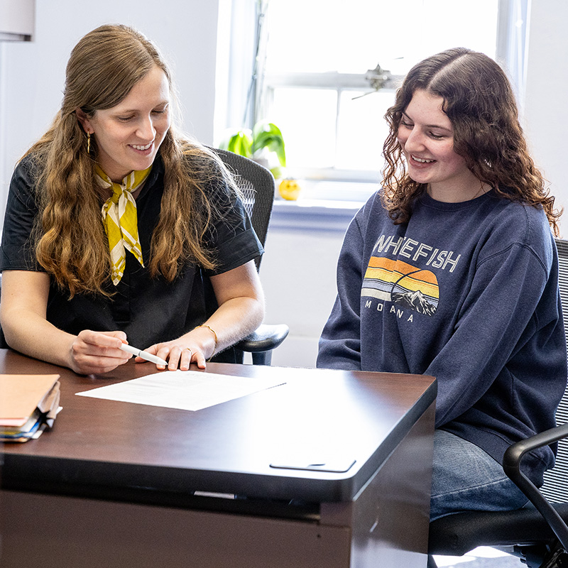 Student Advisor with Student