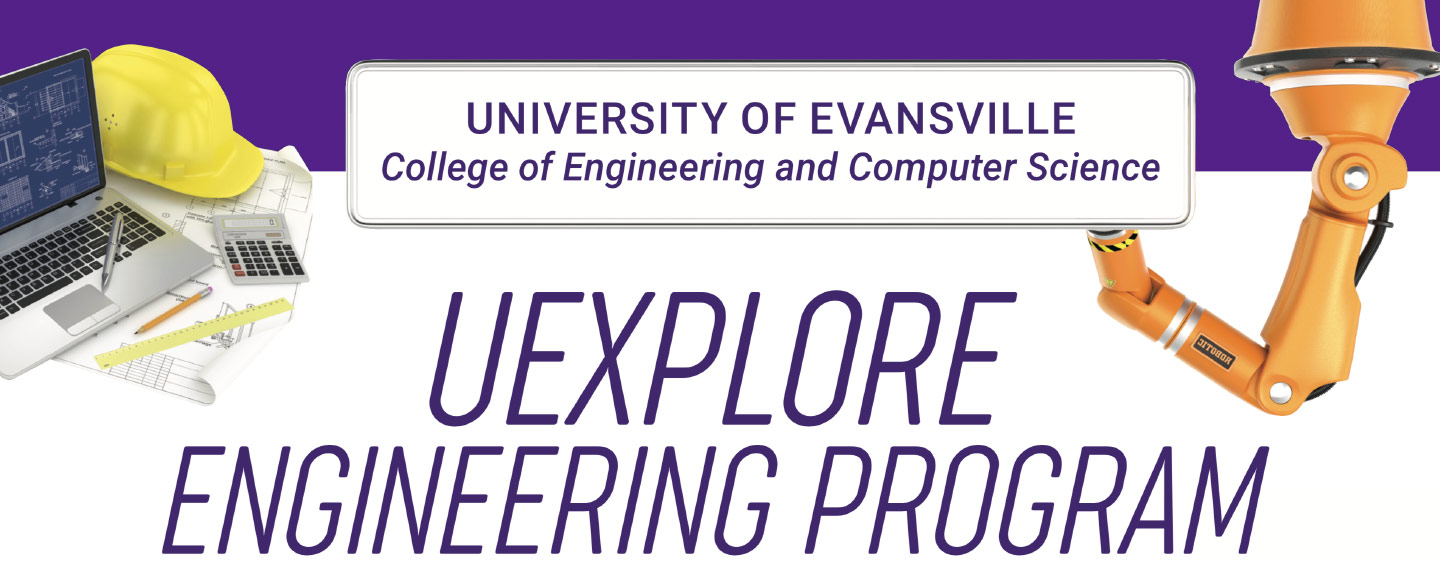 Robotic arm holding logo along with engineering diagrams with laptop computer.