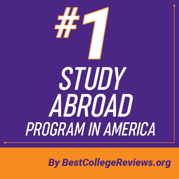 Number 1 Study Abroad Program in America by BestCollegeRewviews.org