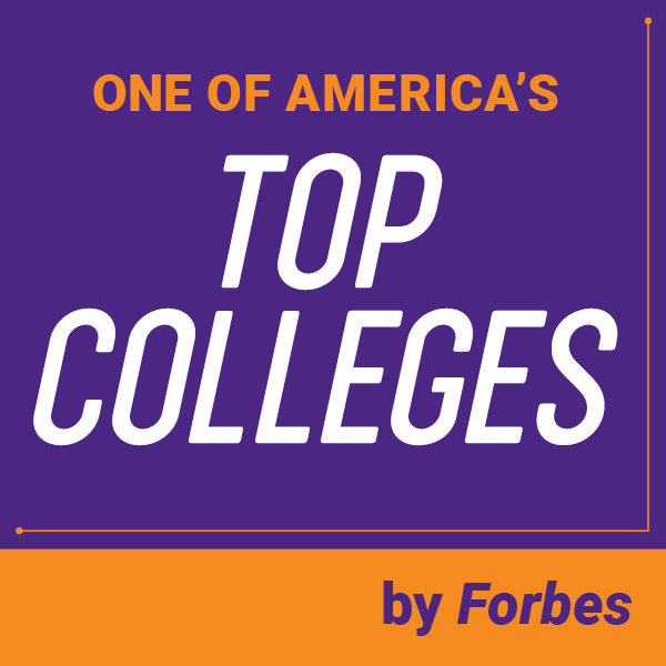 One of America's Top Colleges by Forbes