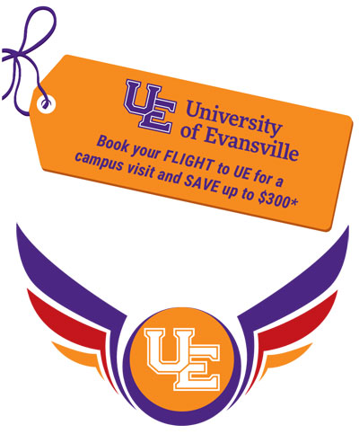Book your FLIGHT to UE for a campus visit and SAVE up to $300