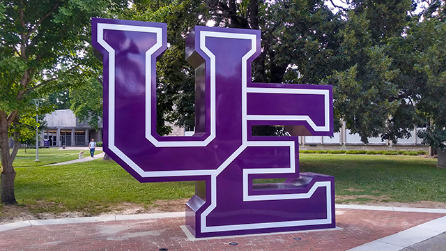 UE Letters sign